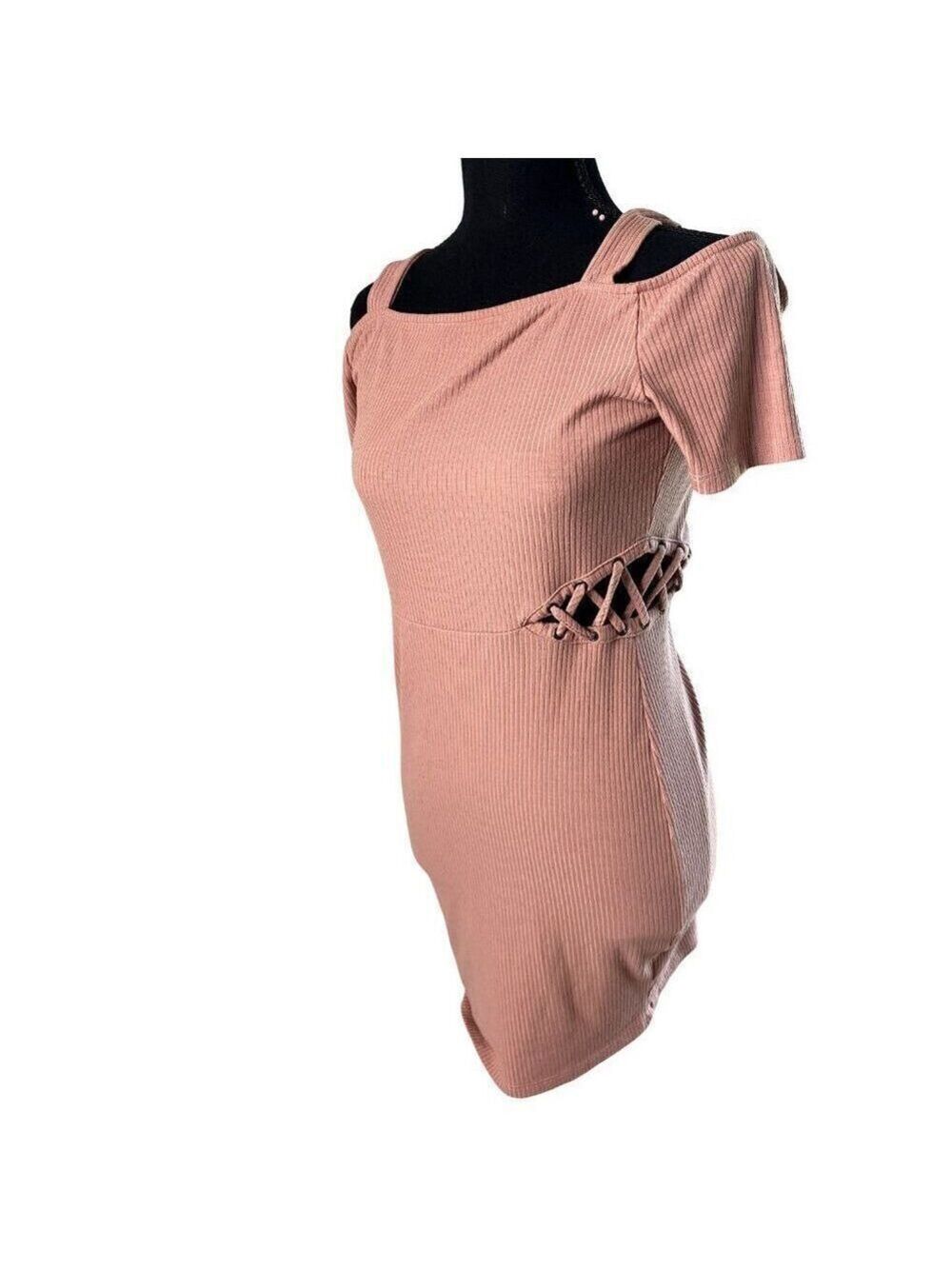 Women's Mauve Mid-length Dress Size Medium |BB-DSST-TM0624-2 - Picture 4 of 8